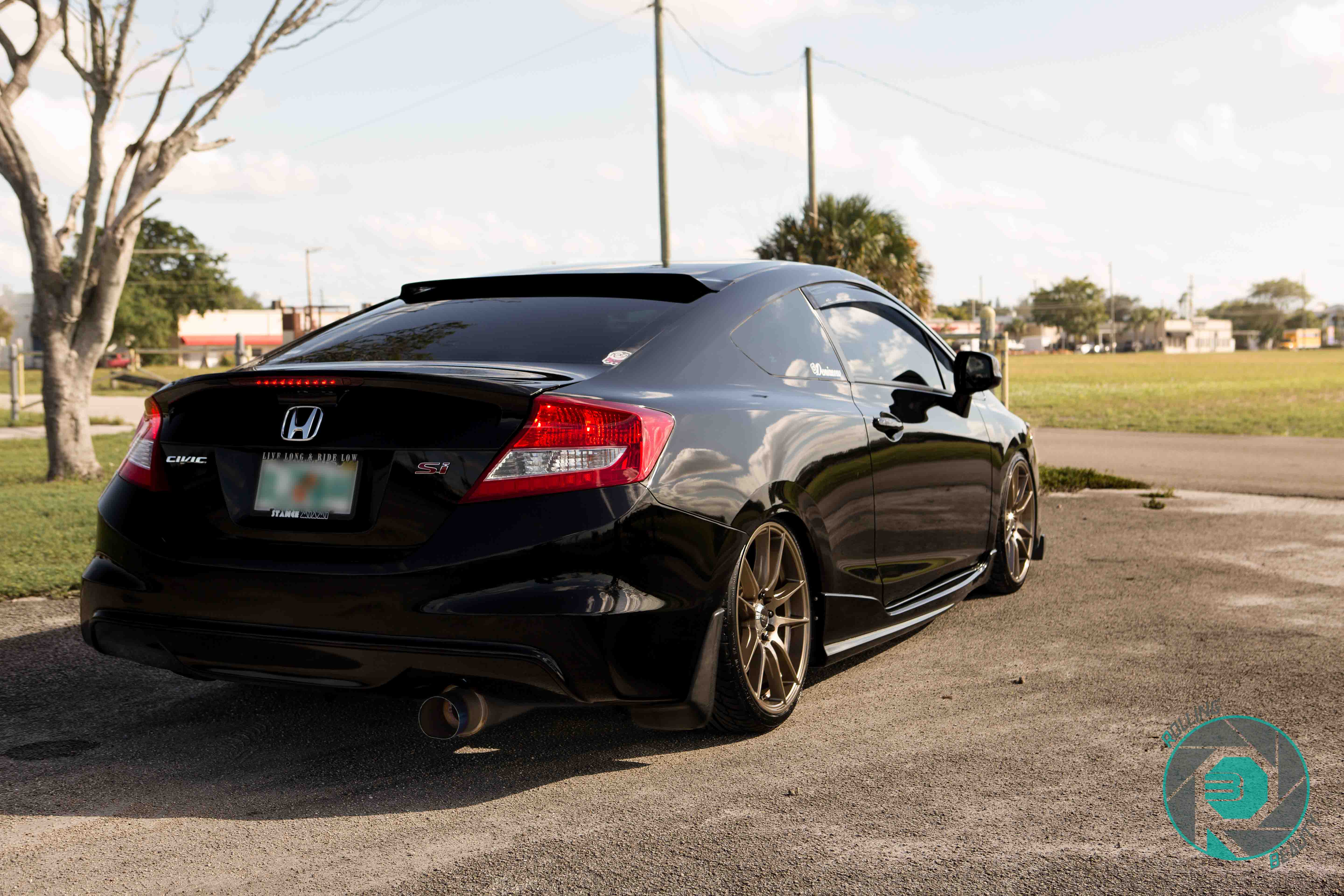 photographers hired by leale ryan 2012 black honda civic si 18 ruff